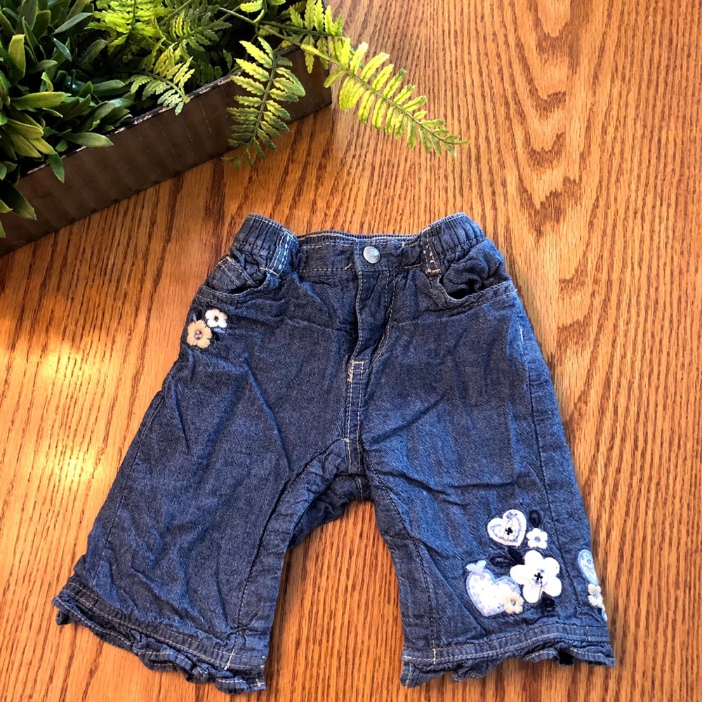 [GAP] Lined, Ruffle Cuff Baby Jeans